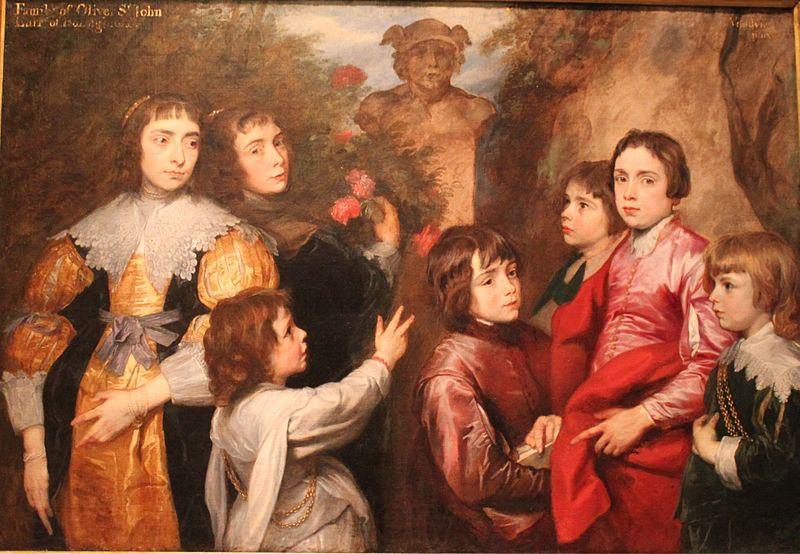Anthony Van Dyck A Family Group Norge oil painting art